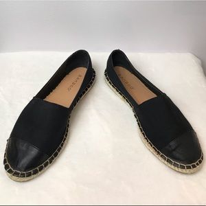 Bamboo - Espadrille Black Flats